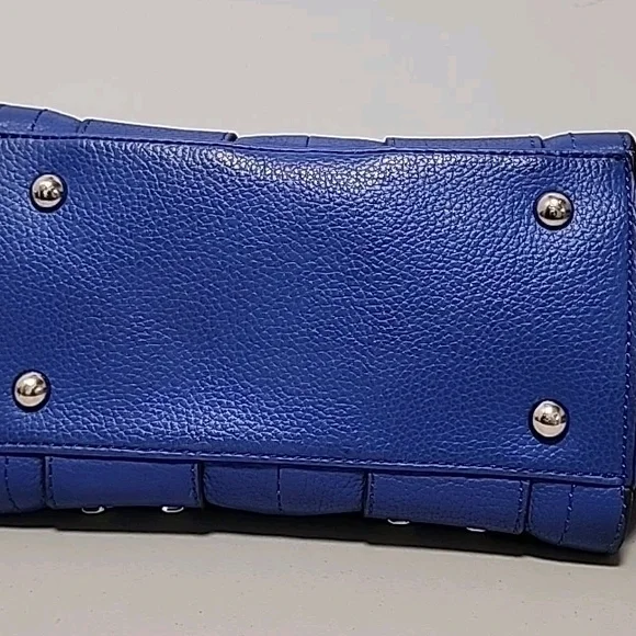 Tignanello Blue Leather Handbag - Picture 3 of 9
